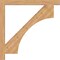Ekena Millwork Westlake Block Smooth Bracket, Western Red Cedar, 3 1/2"W x 44"D x 44"H BKT04X44X44WTL05SWR - alternate 3